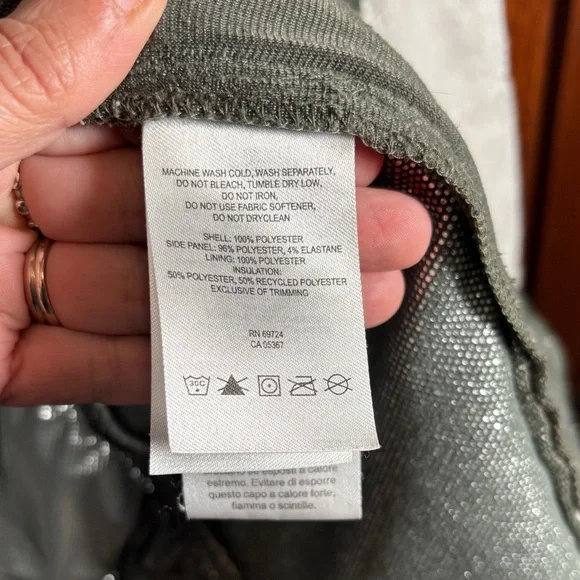 Columbia Omni-heat Women's White and Gray Fleece Jacket Size Small - Picture 7 of 7